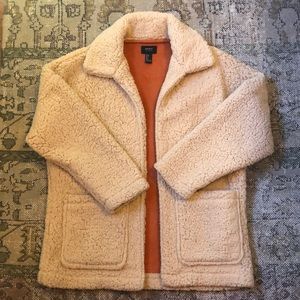 Tan Sherpa Coat Forever 21